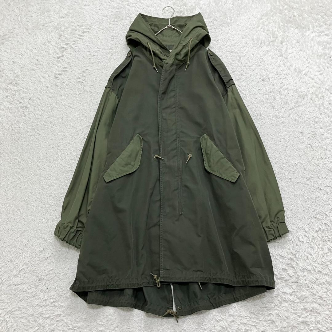 美品✨etsinta エシンタ マルチウェイモッズコート 3WAY カーキ