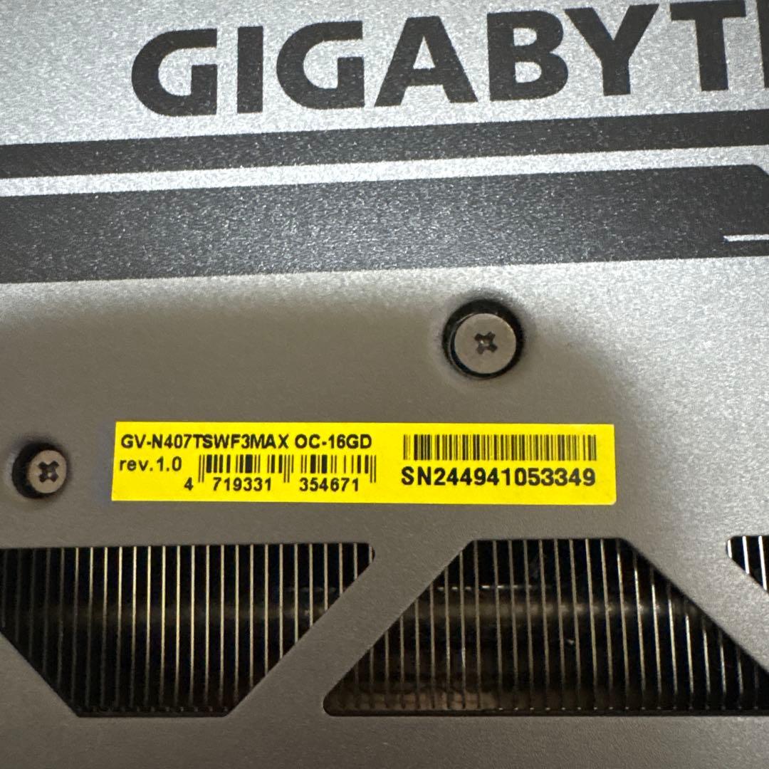 グラフィックボード・グラボ・ビデオカード GIGABYTE RTX 4070 TI SUPER16GB OC