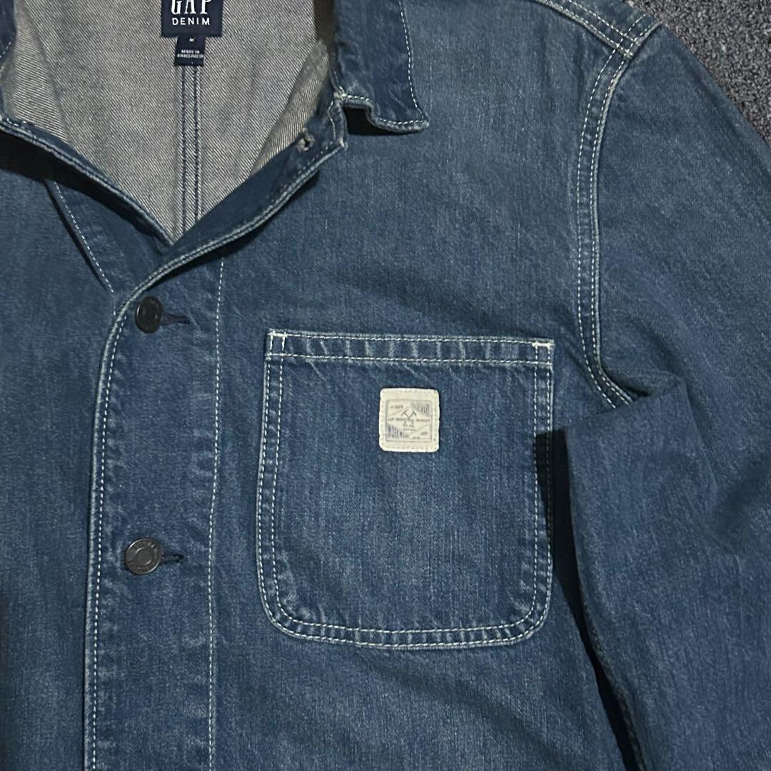 美品 GAP デニム カバーオール インディゴ M