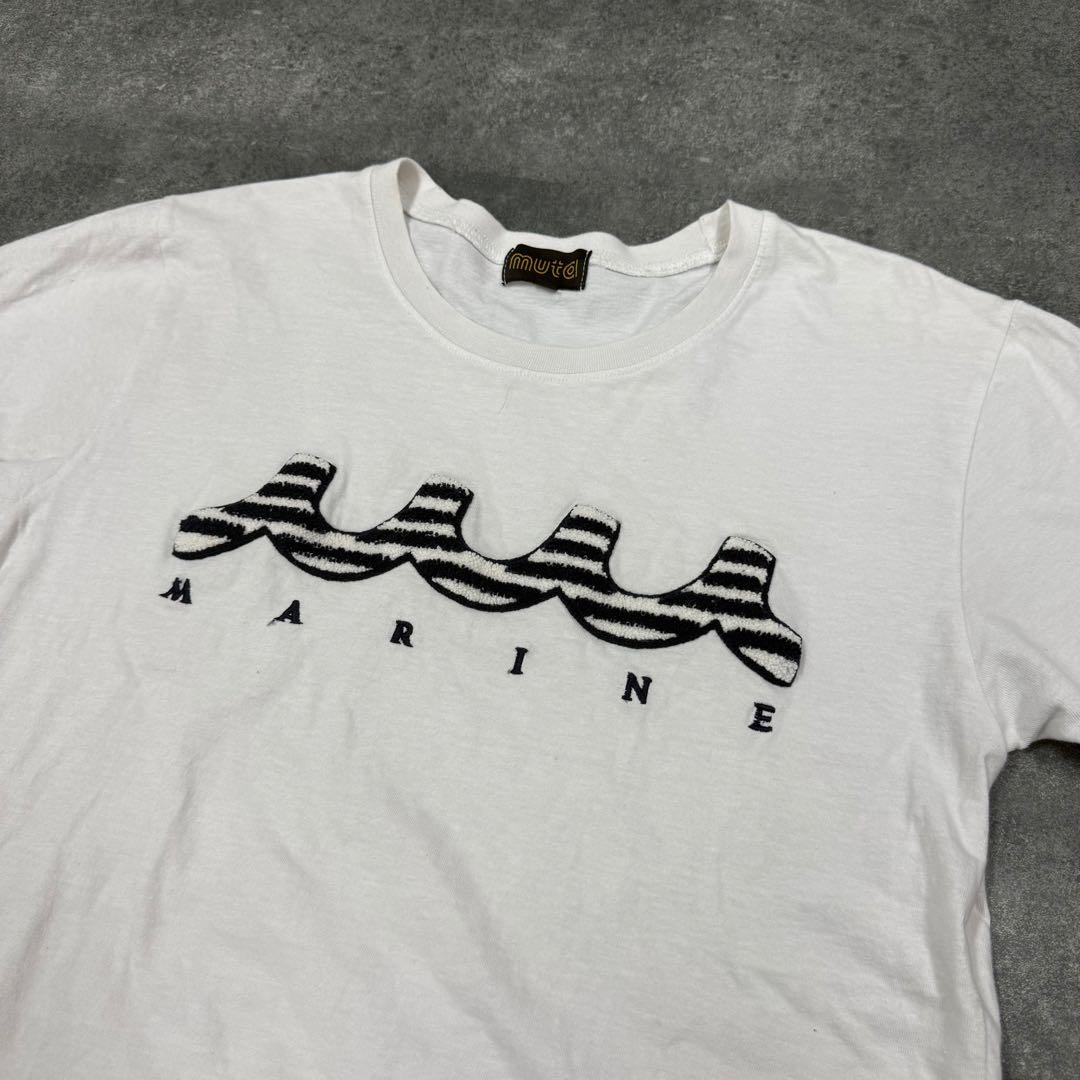 【大人気】muta ホワイト 白 Tシャツ L 美品　夏物　ムータ