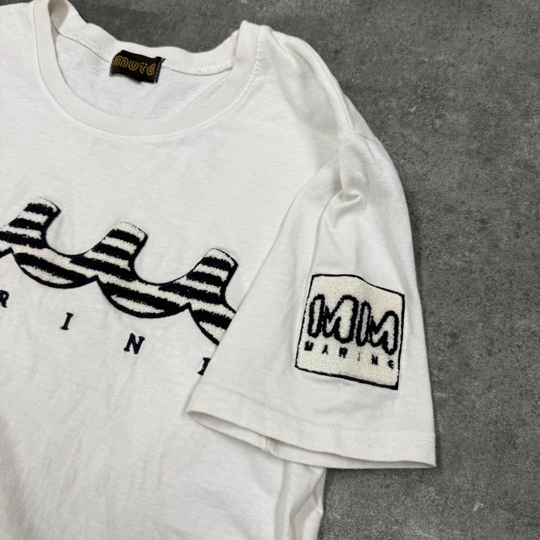 【大人気】muta ホワイト 白 Tシャツ L 美品　夏物　ムータ