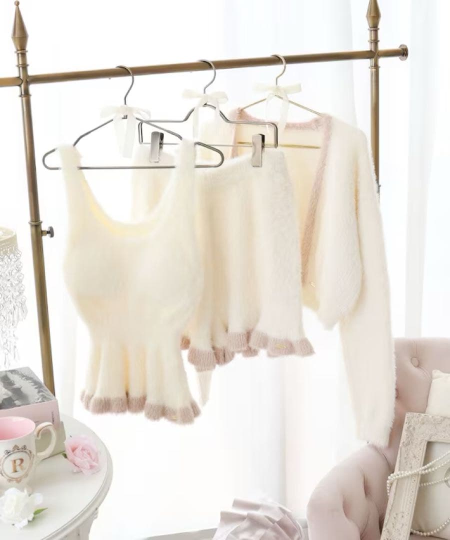 【新品未使用】Risa Magli リサマリ ルームウェア 3セット アイボリー