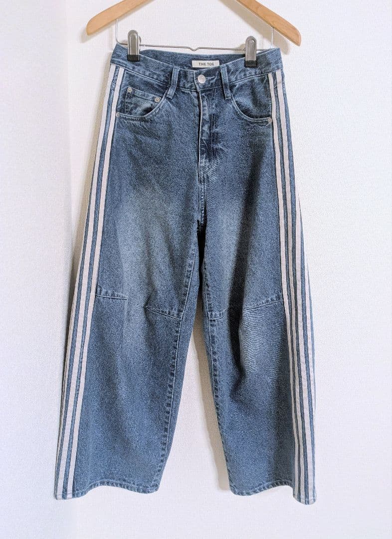 THE TOE Emirates track denim pants　XS