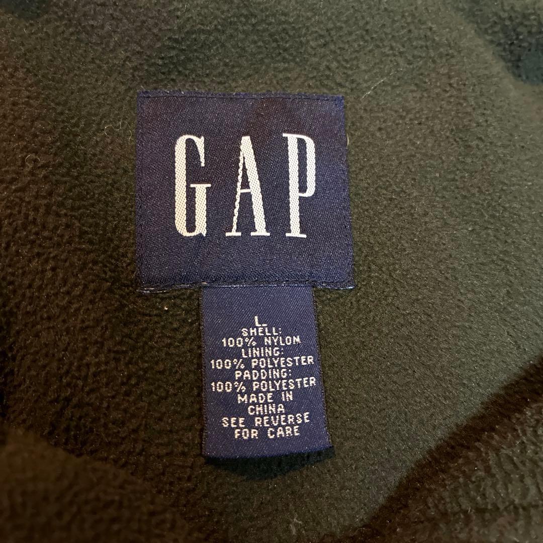90s GAP 中綿 フリース ライナー ナイロン タクティカル ベスト