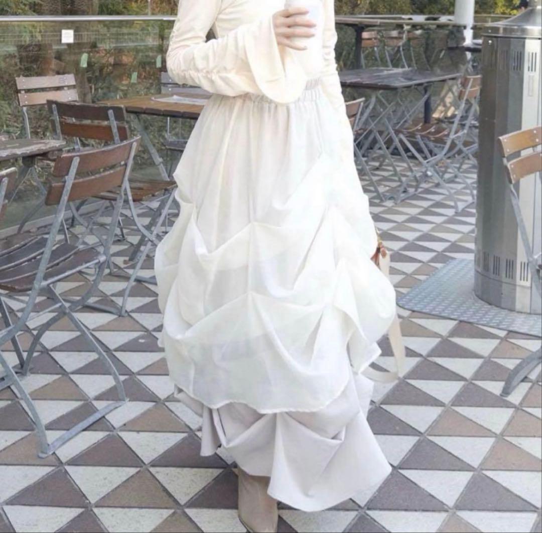 ＊NOTRE emor ＊レイヤード＊シアーピックスカート＊新品