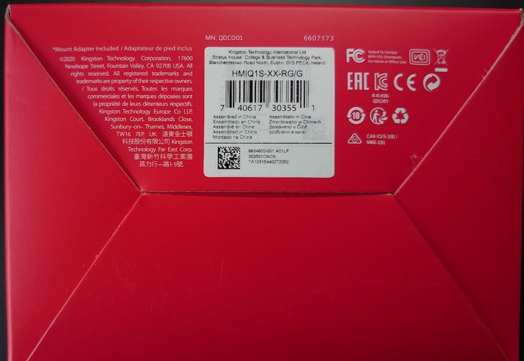 HyperX QuadCast S マイクHMIQ1S-XX-RG/G