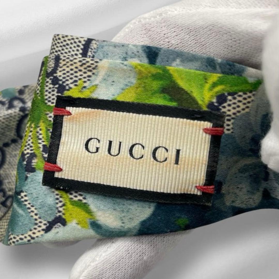 GUCCI グッチ ブルームス シルク ヘアバンド w5