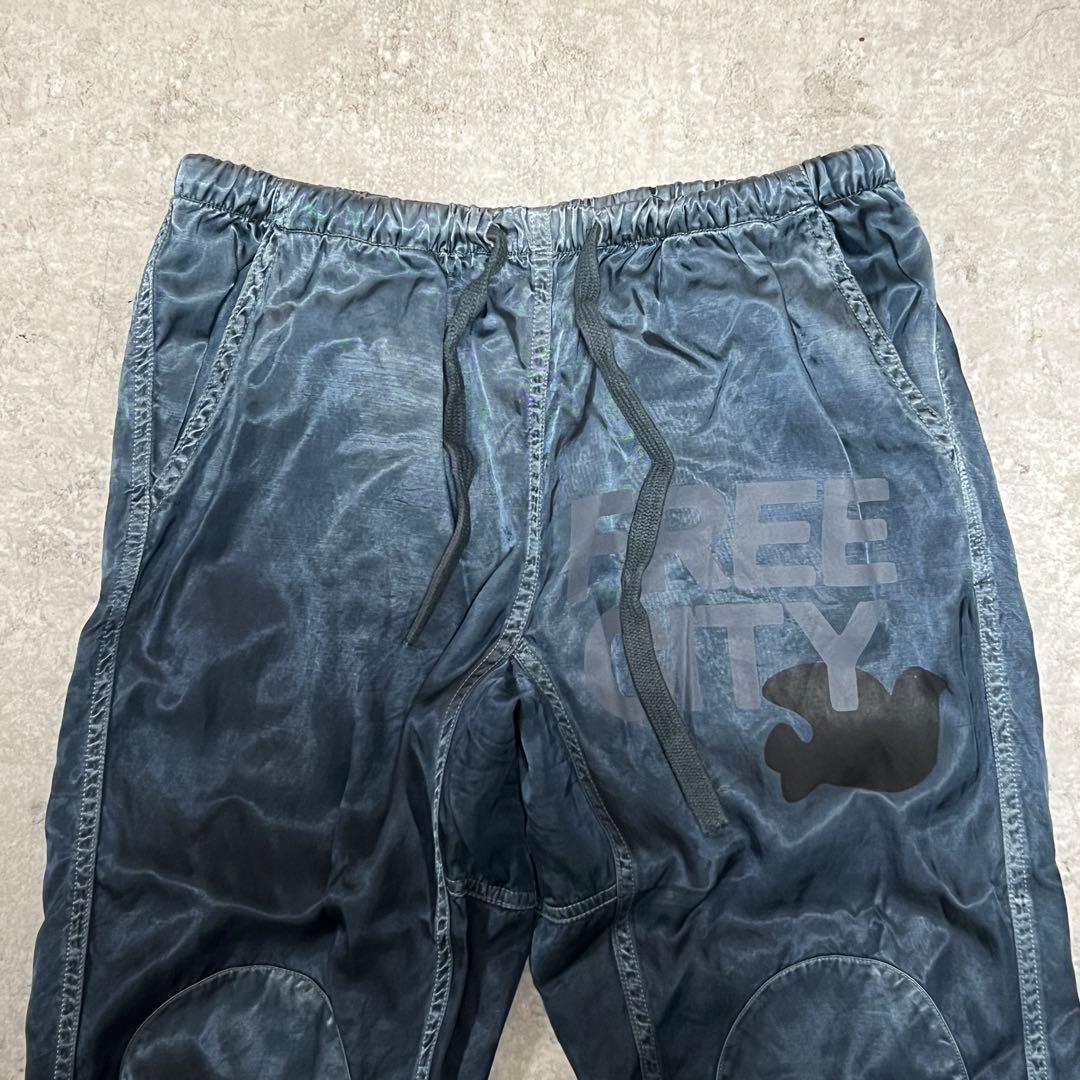 FREECITY SATIN JUMP PANT Green M フリーシティ
