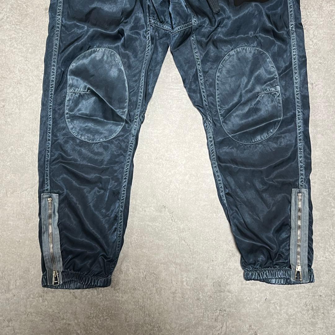 FREECITY SATIN JUMP PANT Green M フリーシティ