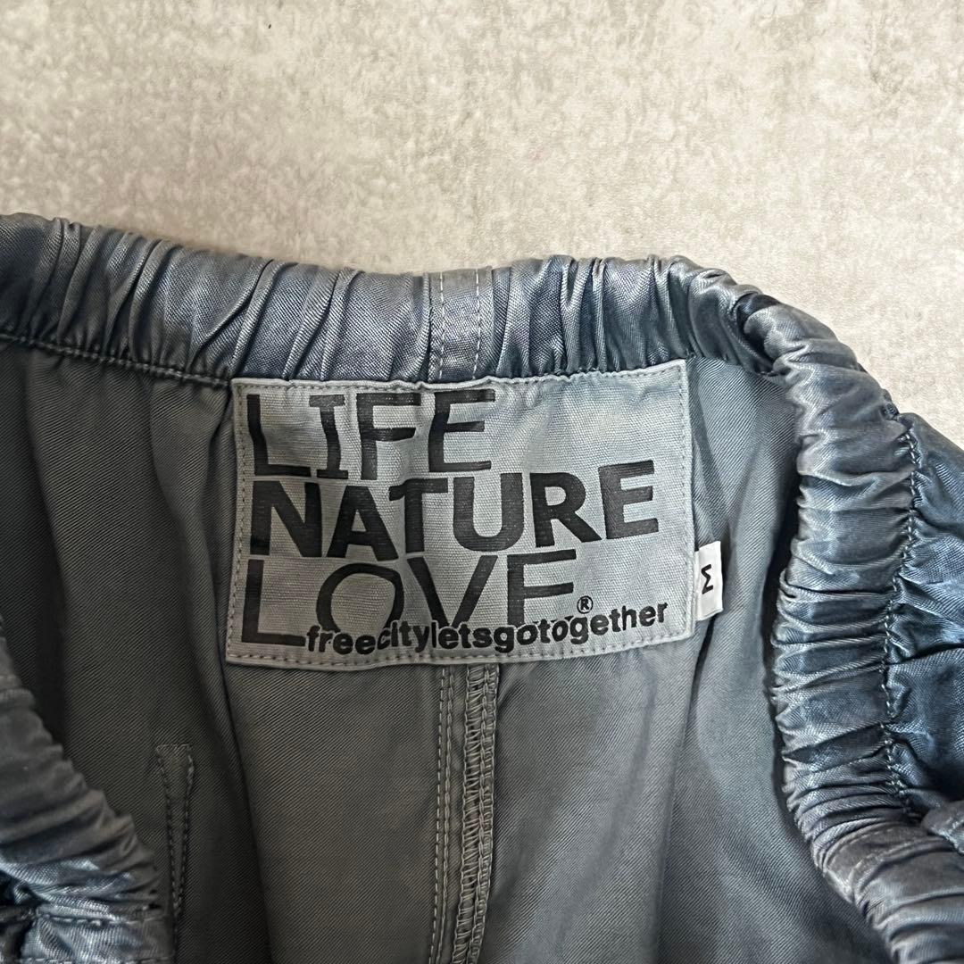 FREECITY SATIN JUMP PANT Green M フリーシティ