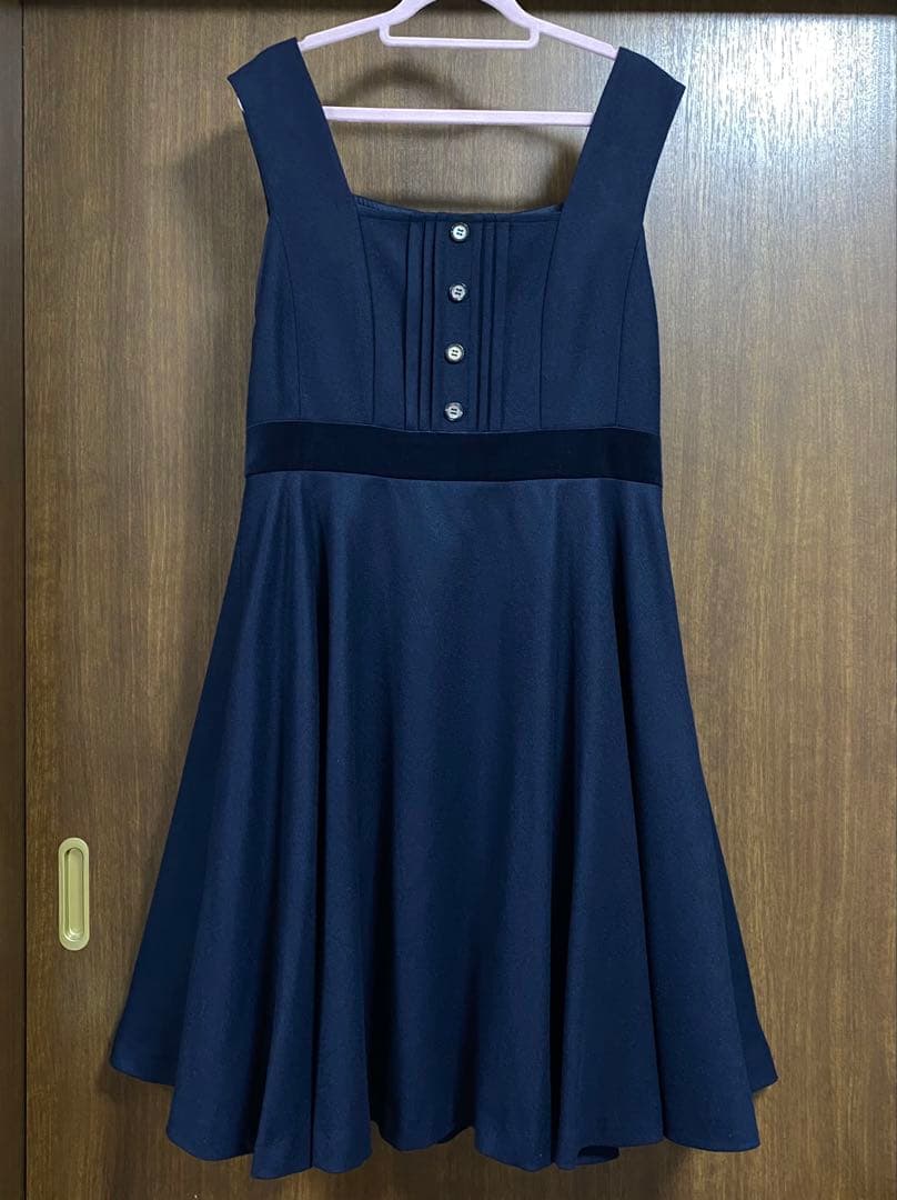 Jane Marple ジャンパースカート ネイビー