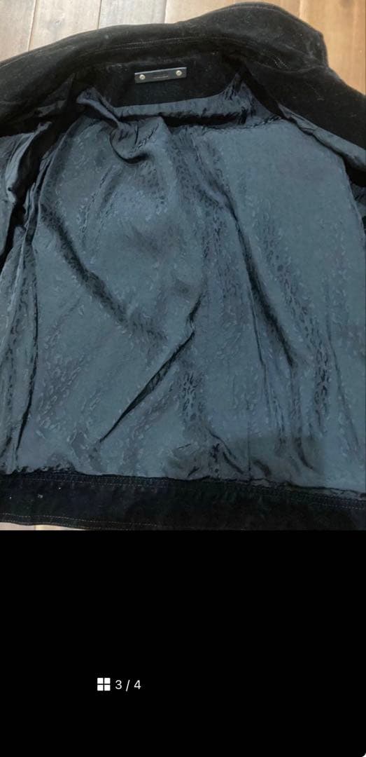 MINEDENIM(マインデニム) Velvet Denim 4B JKT
