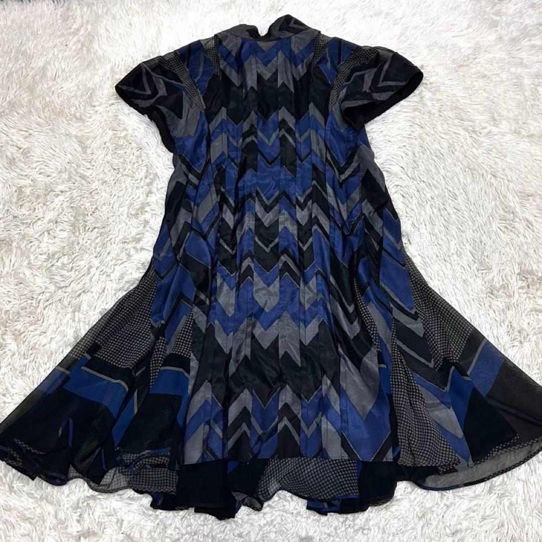 美品　sacai ジオメトリックワンピース　再構築　サイズ2 M相当 フリル