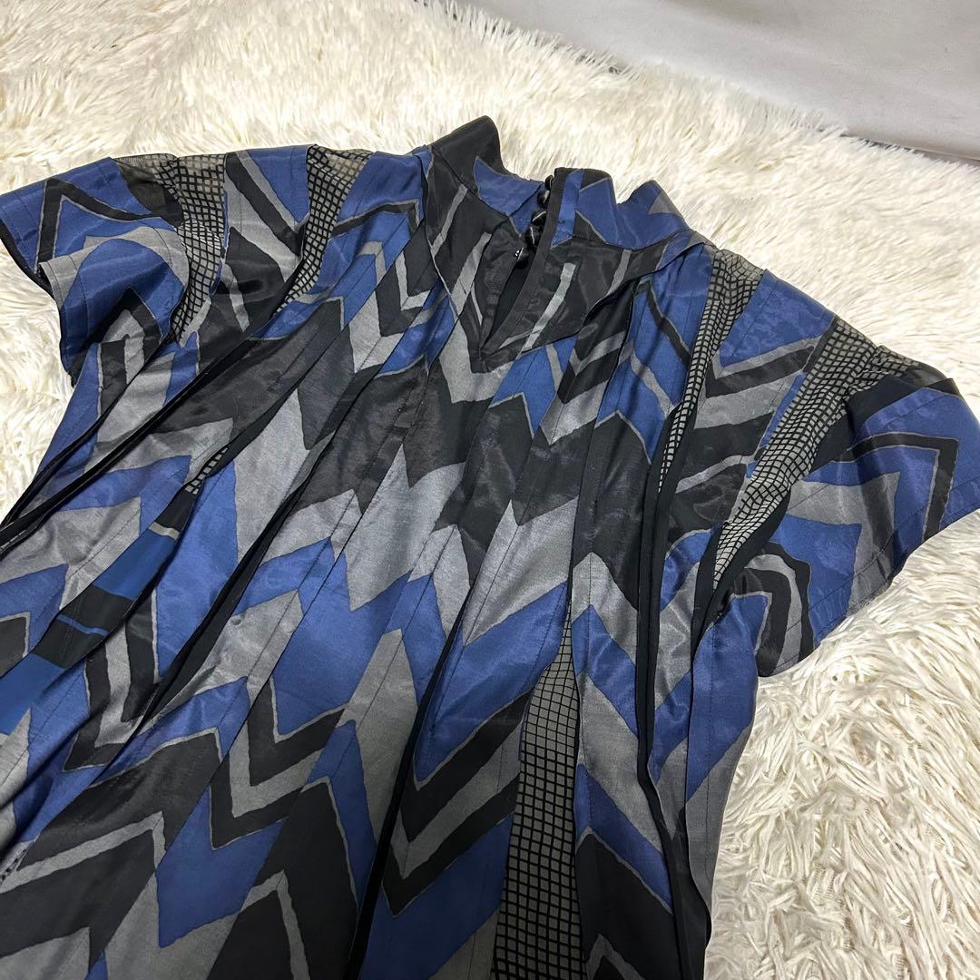 美品　sacai ジオメトリックワンピース　再構築　サイズ2 M相当 フリル