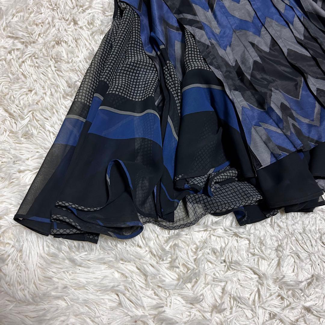 美品　sacai ジオメトリックワンピース　再構築　サイズ2 M相当 フリル