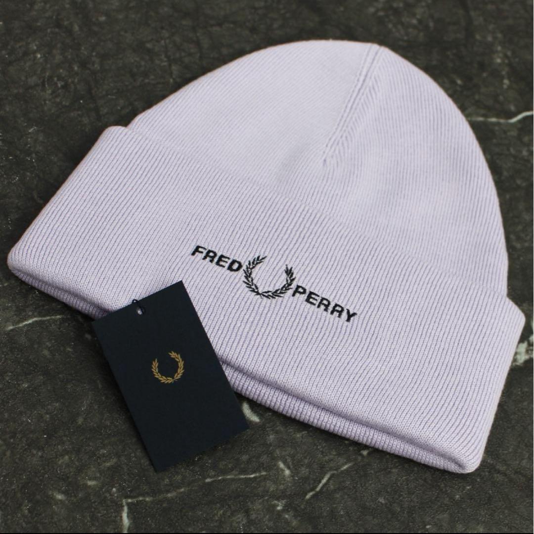 ぽ*ょ様 FRED PERRY GRAPHIC BEANIE ビーニー ニットキ