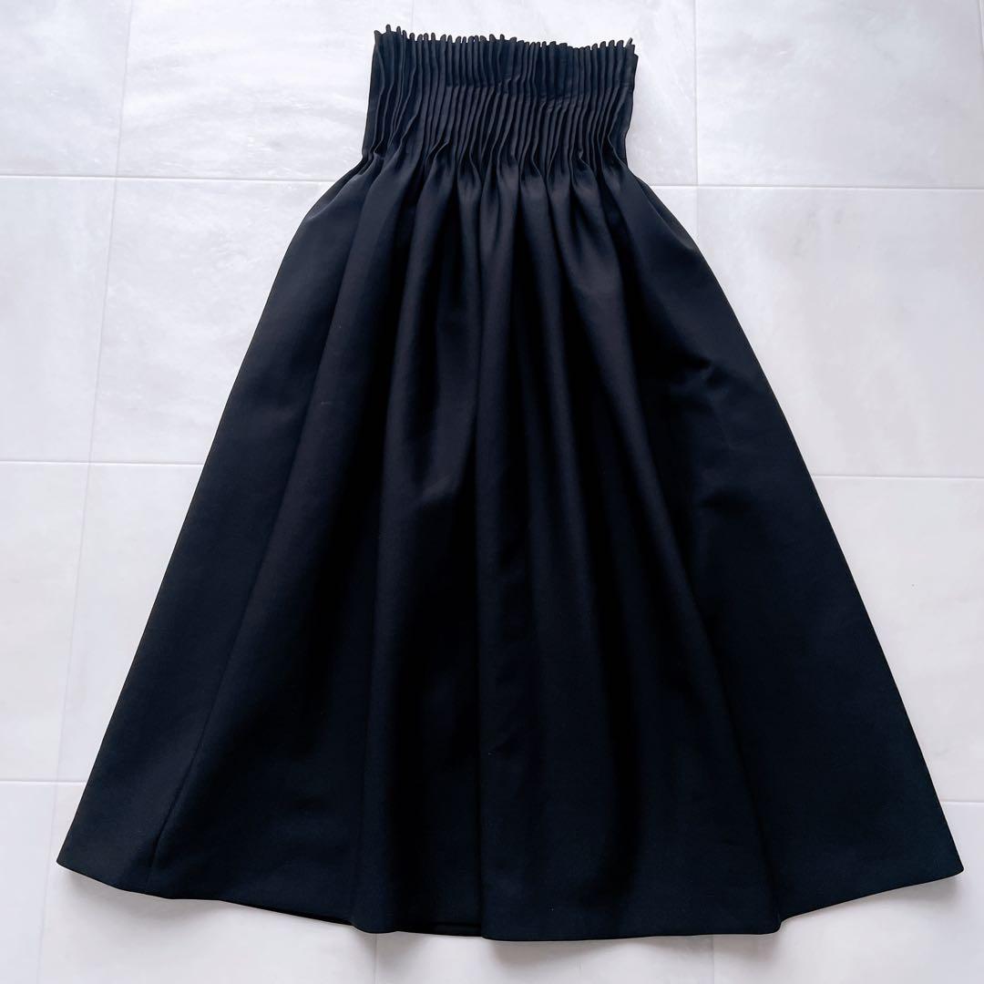美品✨近年 マックスマーラ PRIMAVERA フレアワイドスカート ストレッチ