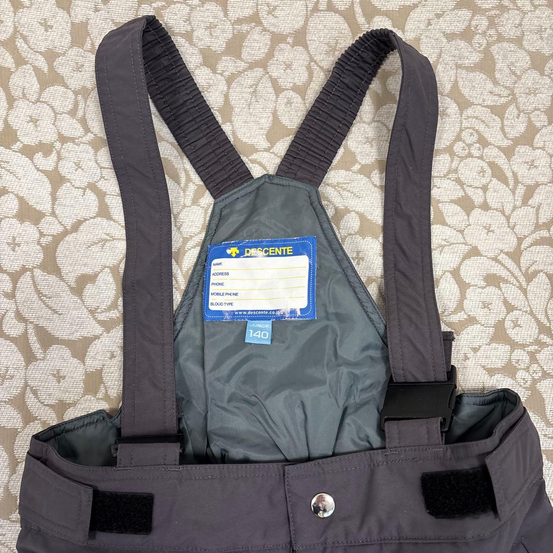 DESCENTE 子ども用スキーウェア 140サイズ 赤