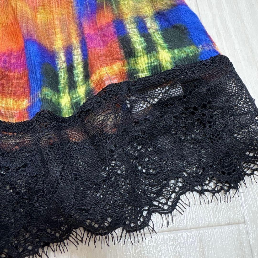 デシグアル Desigual タータンチェックレディース スリムミディスカート