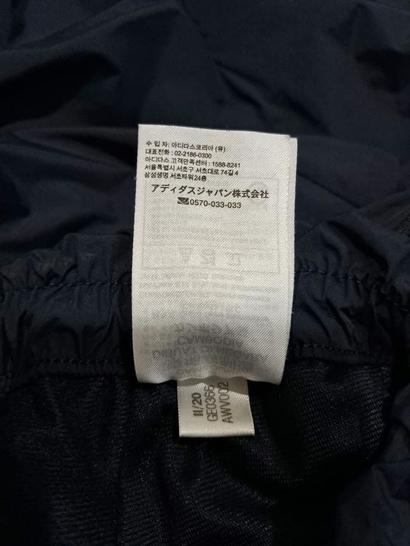adidas ネイビー 　ウィンドジャケットパンツ　セットアップ