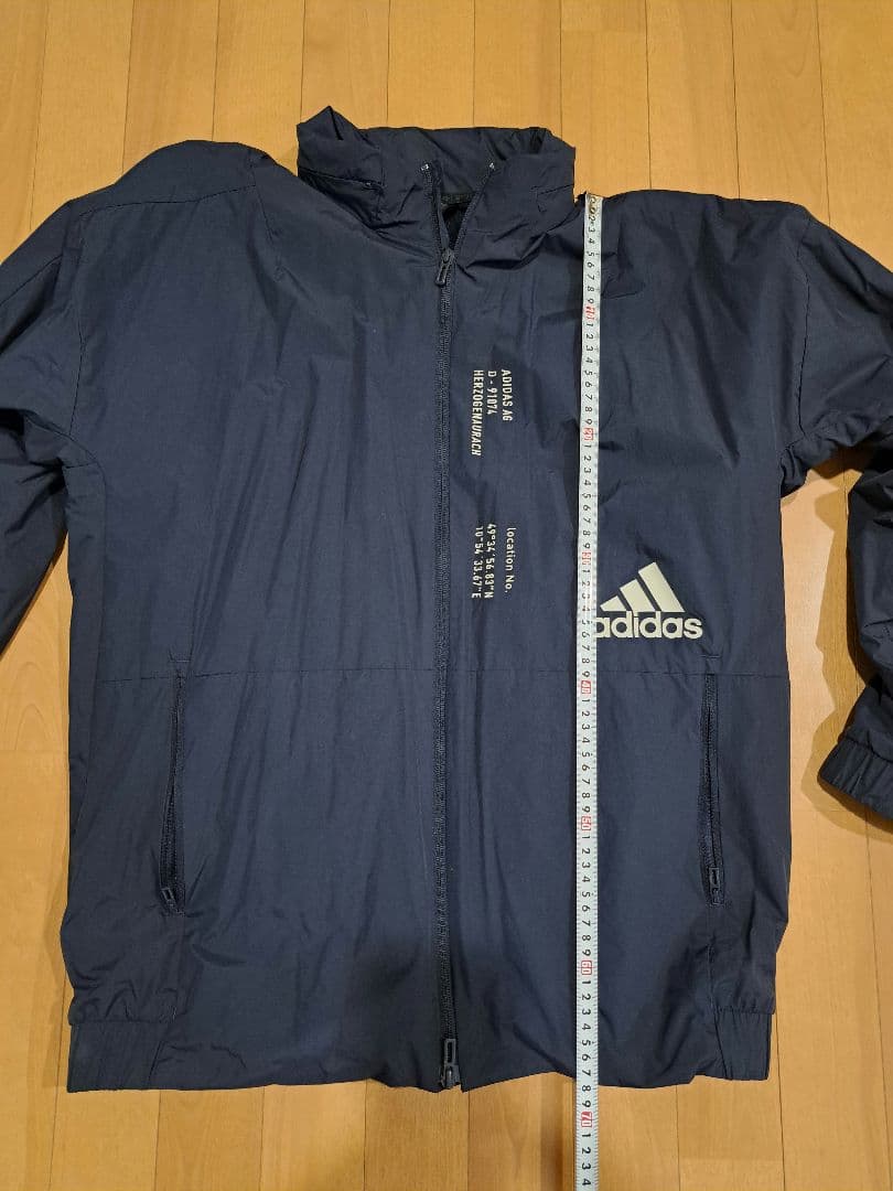adidas ネイビー 　ウィンドジャケットパンツ　セットアップ