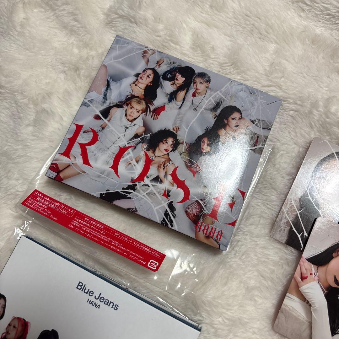 HANA ROSE Bluejeans CD アルバム トレカ付き セット