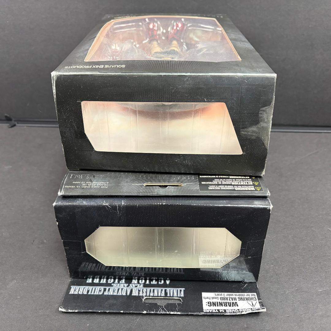 中古 訳あり ティファ ロックハート FFVII プレイアーツ フィギュア 2個