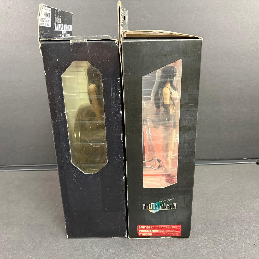 中古 訳あり ティファ ロックハート FFVII プレイアーツ フィギュア 2個