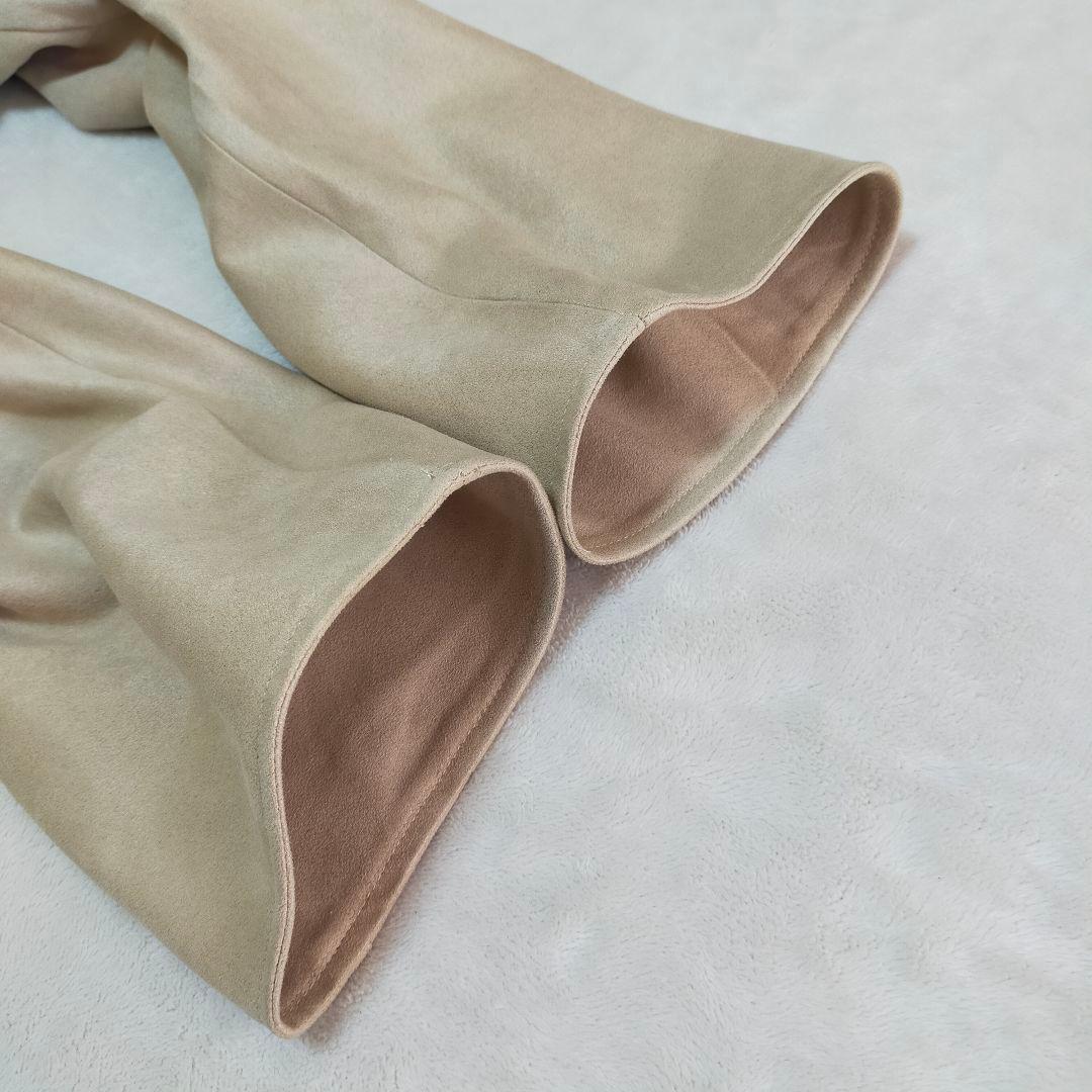 イタリア製　Max Mara　銀タグ　スウェード調　ロングコート
