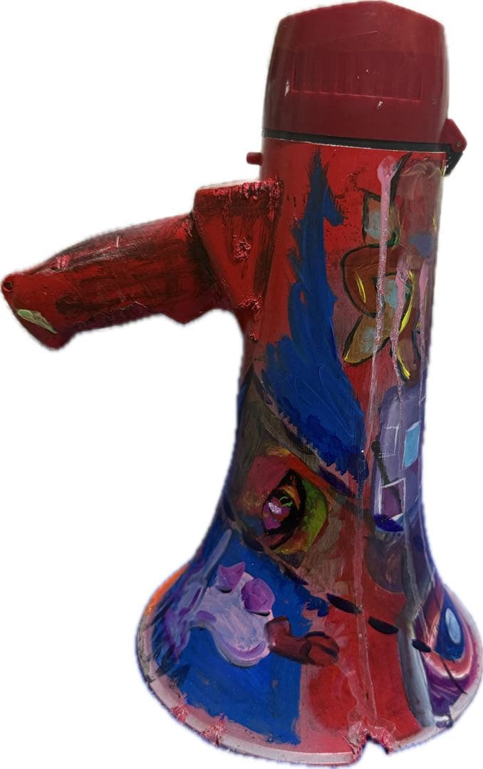 キタニタツヤ風アートワーク入り拡声器【即決可】【即日発送可】【価格応相談】