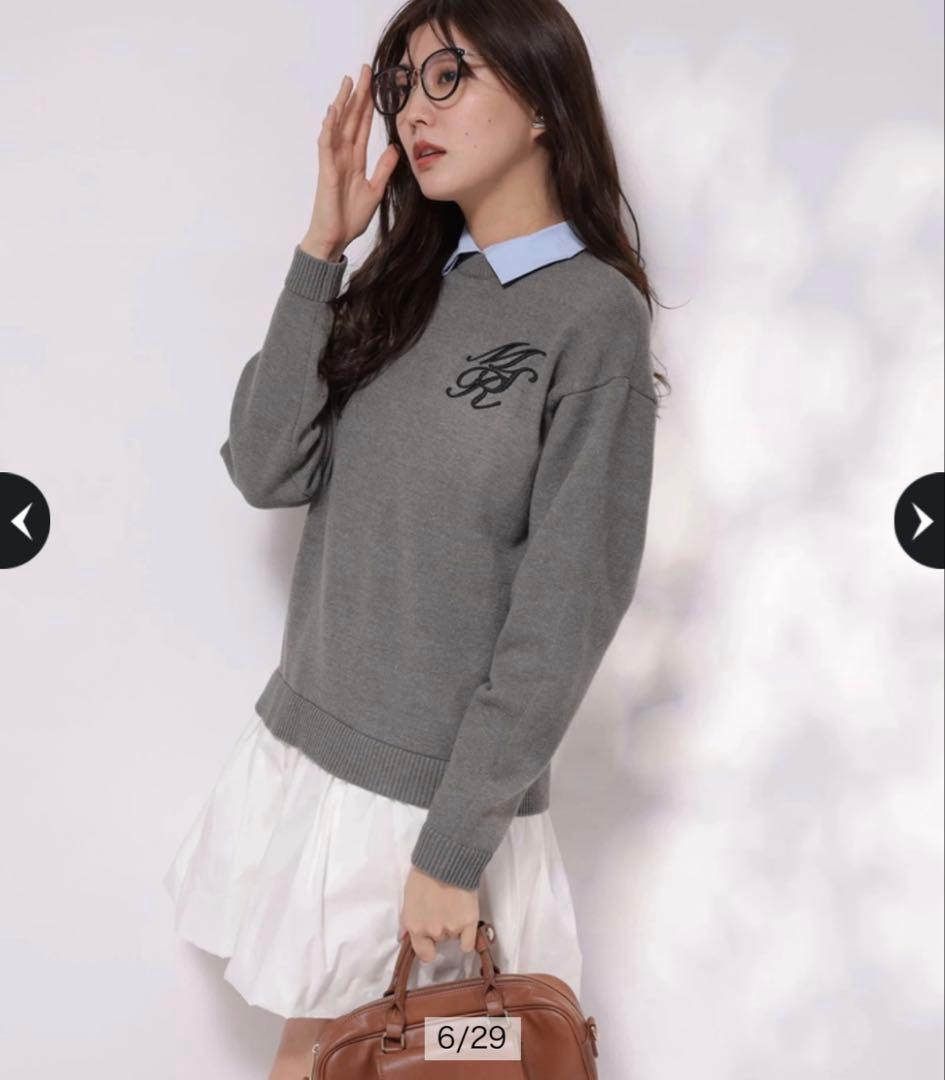 Mystrada バルーンドッキングニット