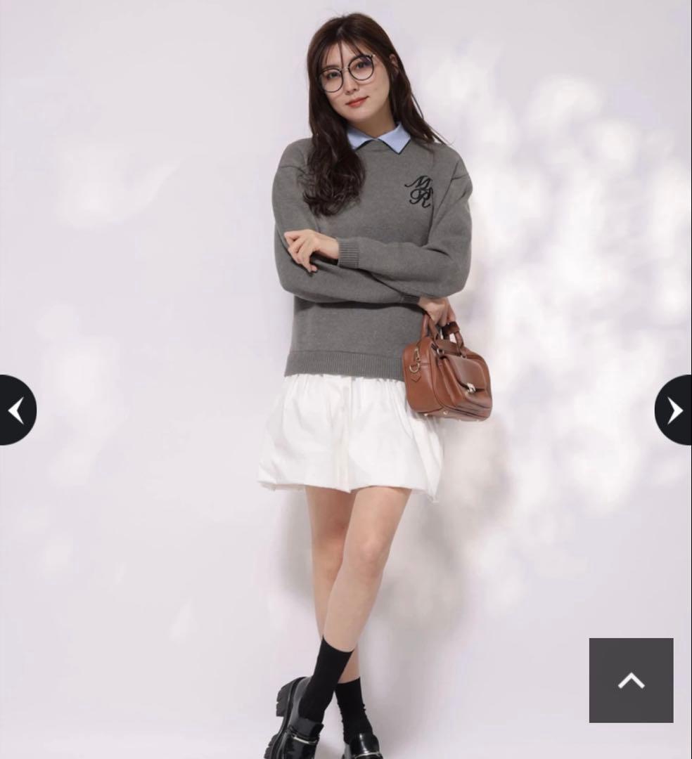 Mystrada バルーンドッキングニット