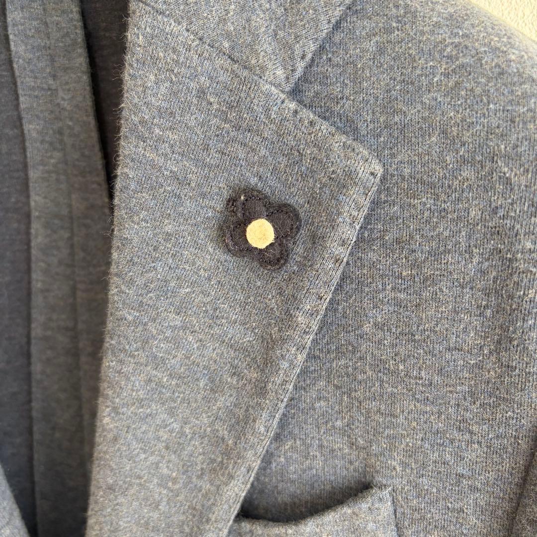【美品✨】LARDINI テーラード　カシミヤ混　46 ネイビー　ブート付き