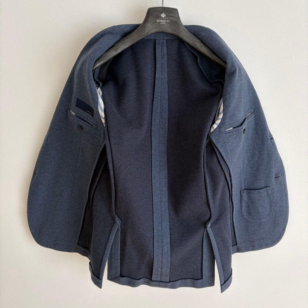 【美品✨】LARDINI テーラード　カシミヤ混　46 ネイビー　ブート付き