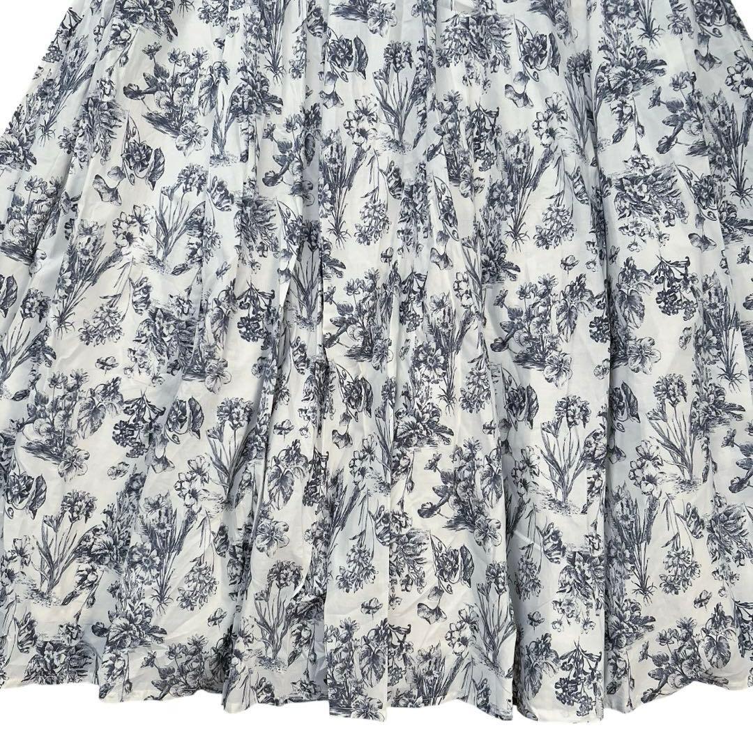 【新品】SEVEN TEN　トワルドジュイプリントスカート　ブラック　M