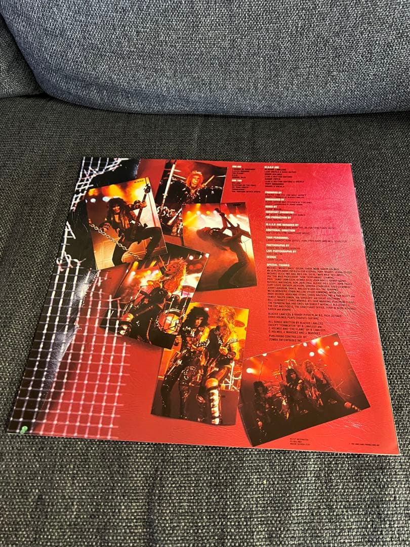 1984年 帯付き美盤 W.A.S.P.『魔人伝』LP 洋楽レコード　デビュー