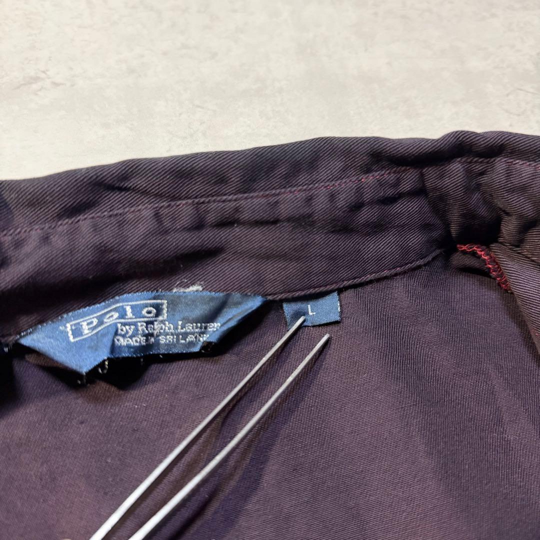 80s~ POLO Ralph Lauren スイングトップ コットンジャケット