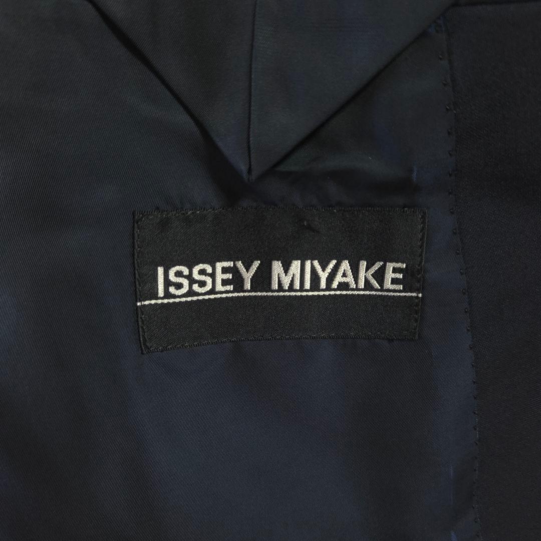 91aw ISSEY MIYAKE MEN ダブルジャケット ダークネイビー