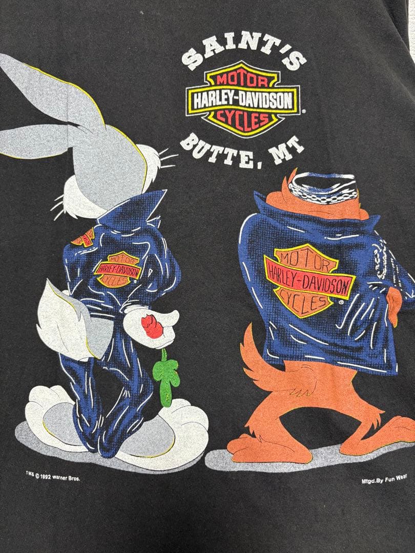 トップス LOONEY TUNES 90s HARLEY DAVIDSON