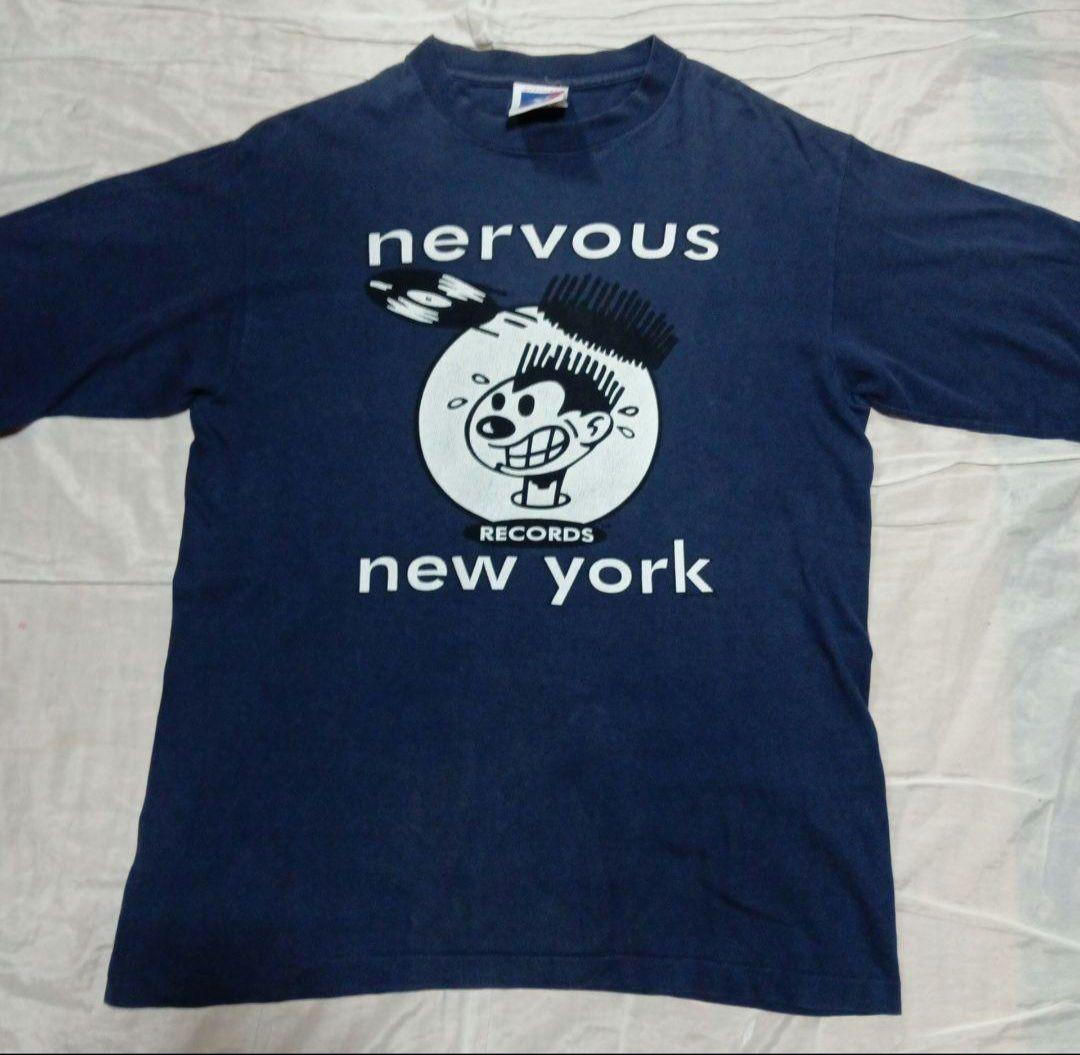 nervous records　tシャツ ロンT