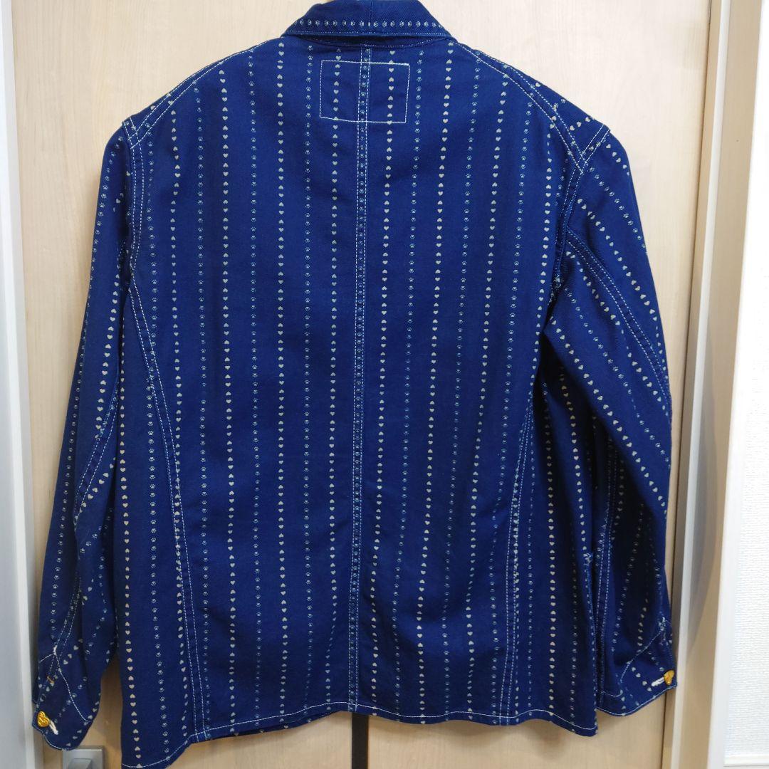 TCB jeans キャットハートチョアコートPaw Stripe　サイズ40