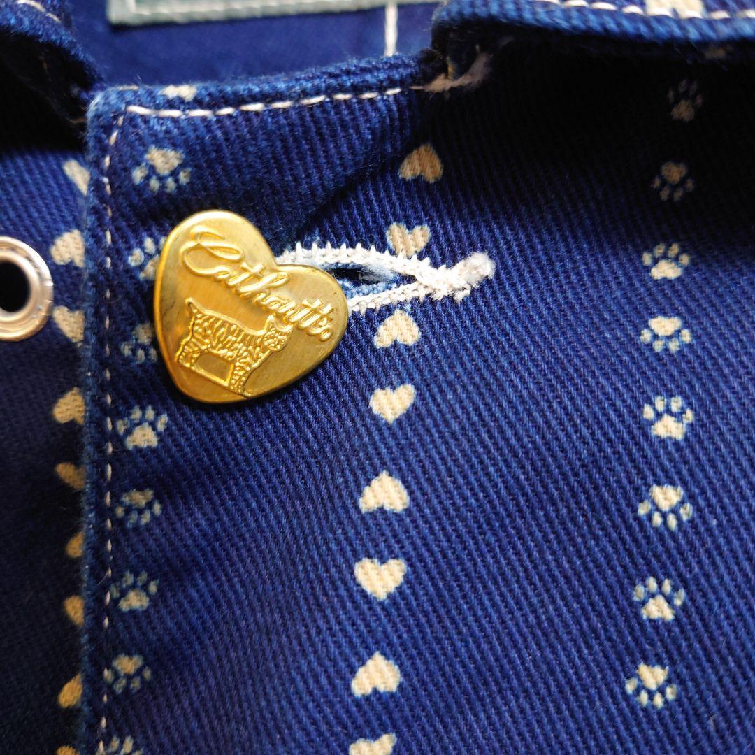 TCB jeans キャットハートチョアコートPaw Stripe　サイズ40