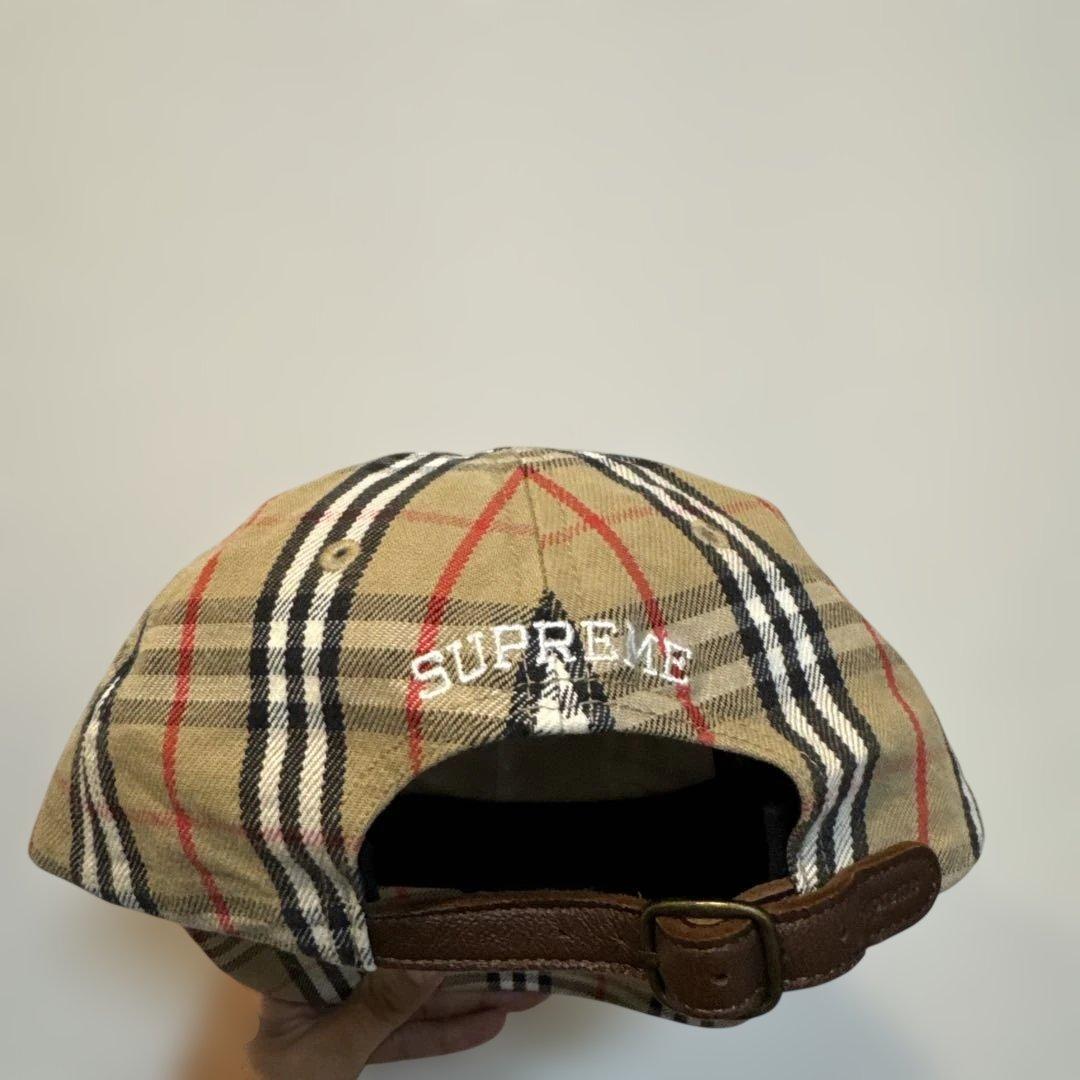 Supreme 22SS Burberry Denim 6-Panel キャップ