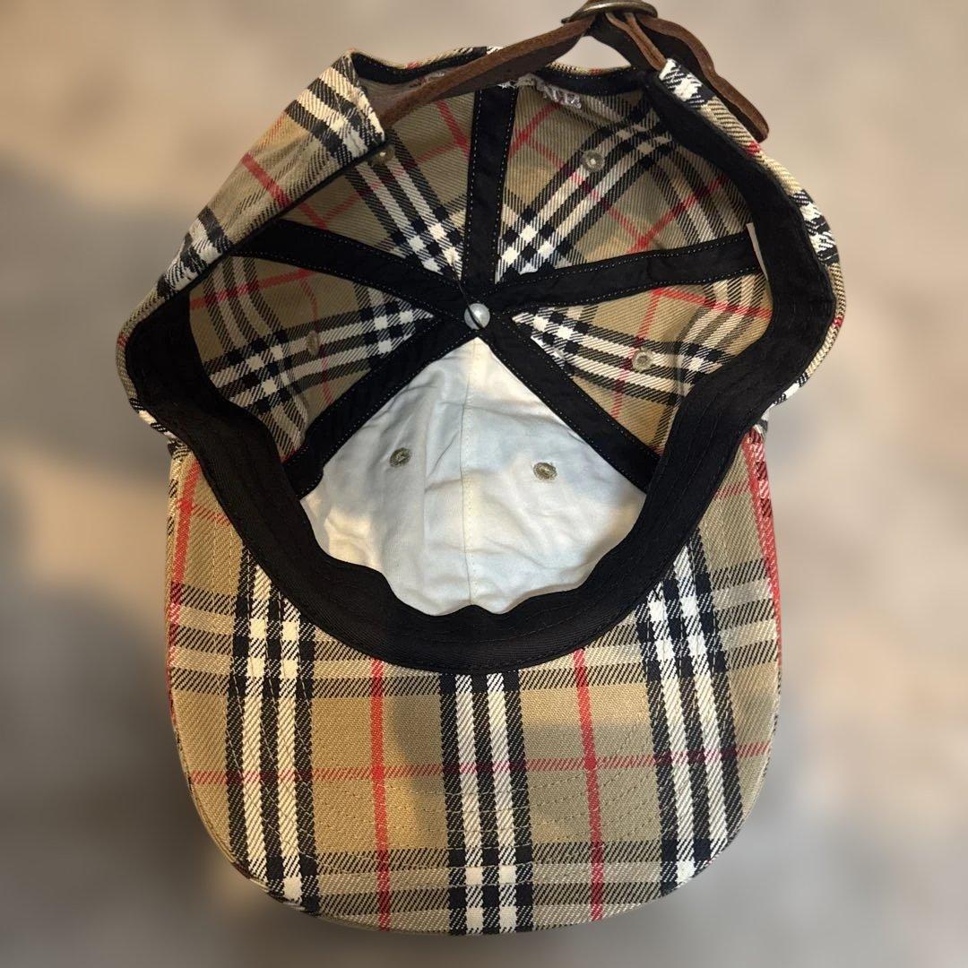 Supreme 22SS Burberry Denim 6-Panel キャップ