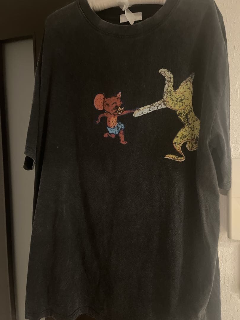 AKTE トム&ジェリーTシャツ　ブラック