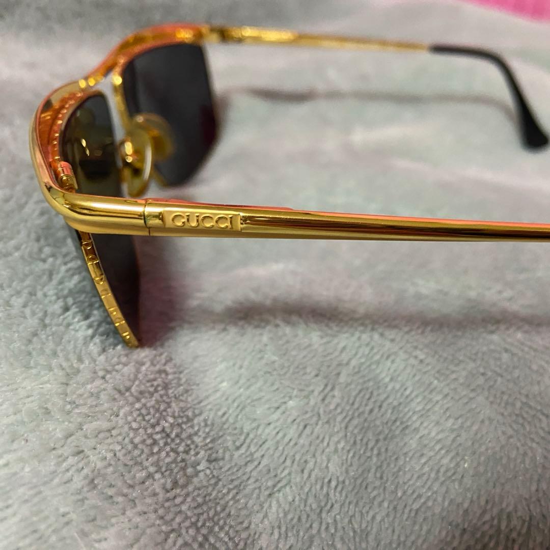 グッチ　Gucci ゴールドフレーム サングラス