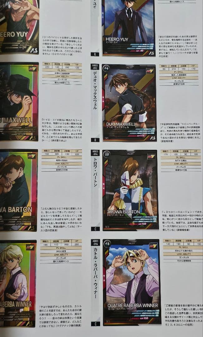 『機動戦士ガンダム アーセナルベース　オフィシャルカードブックVol.1,2』