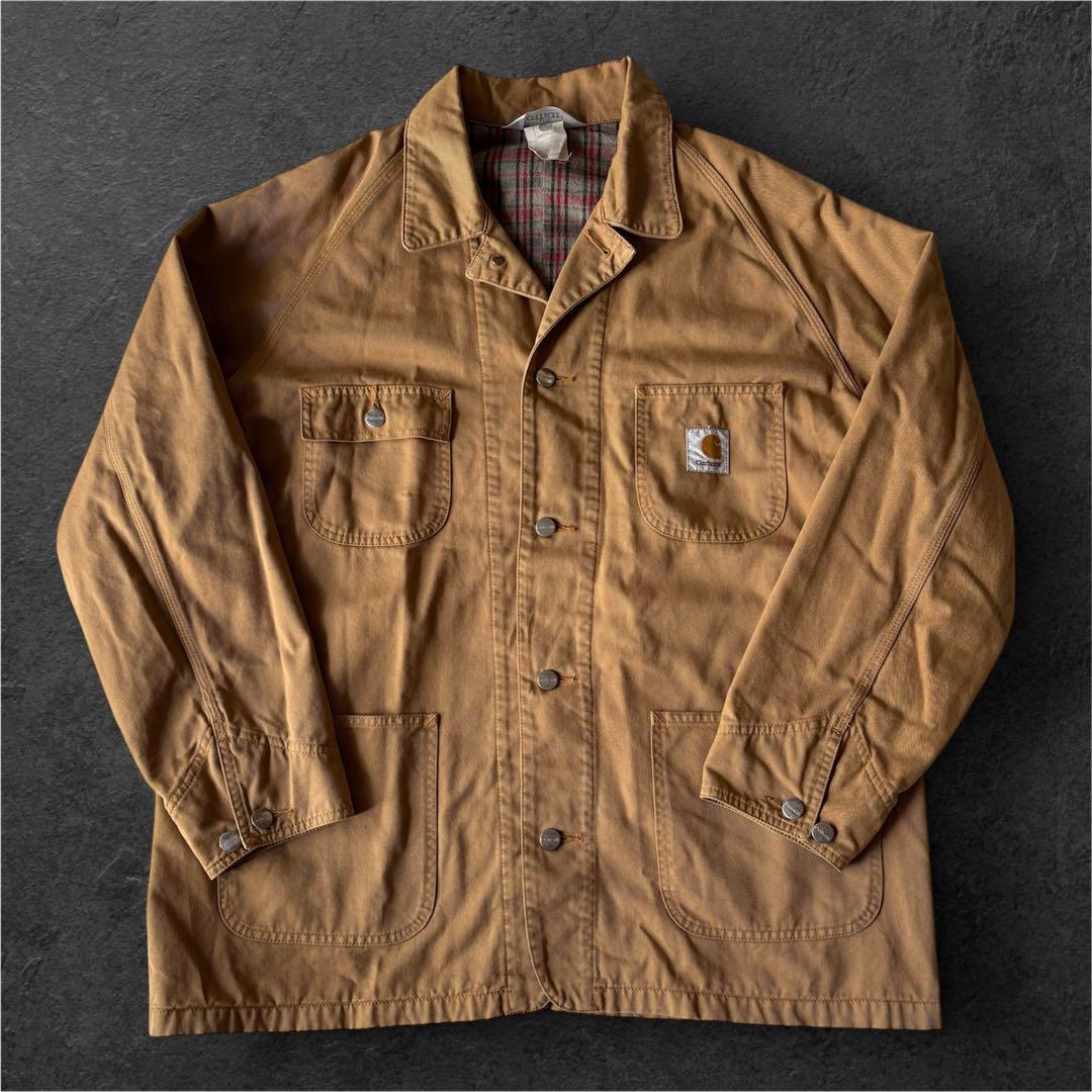 Carhartt カーハート　カバーオール　ジャケット　チョアコート　ブラウン