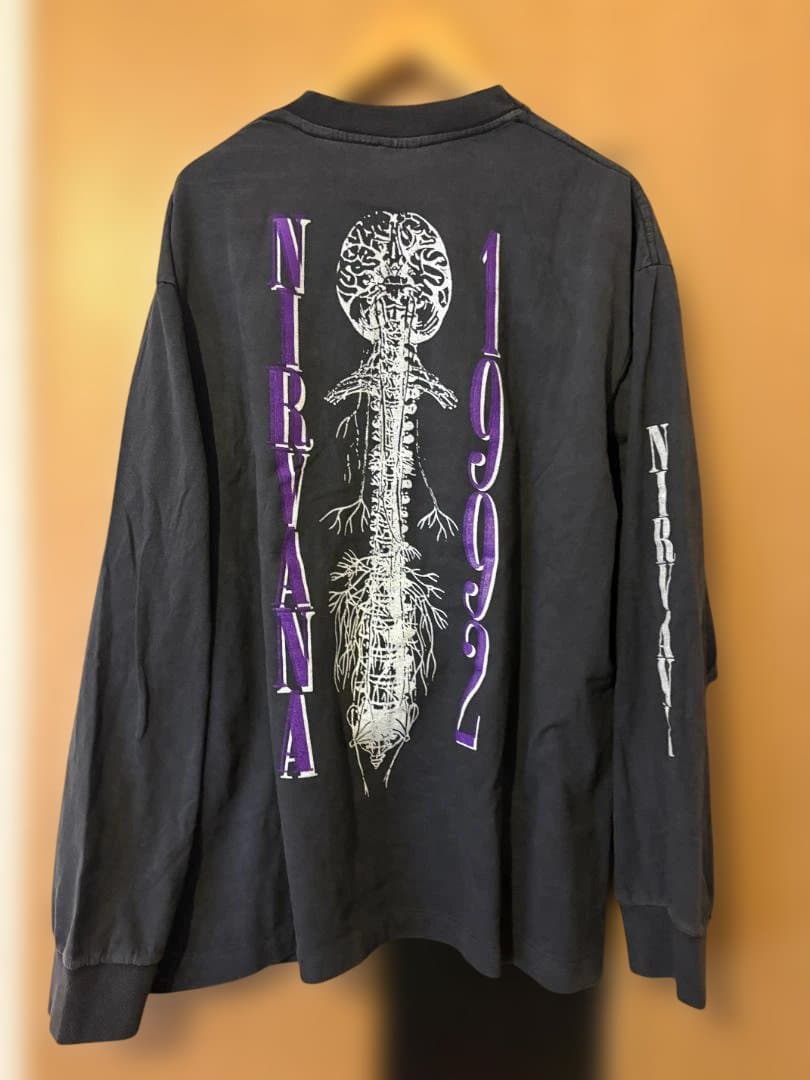 NIRVANA ニルヴァーナ カートコバーン 長袖 tシャツ ロンT XL