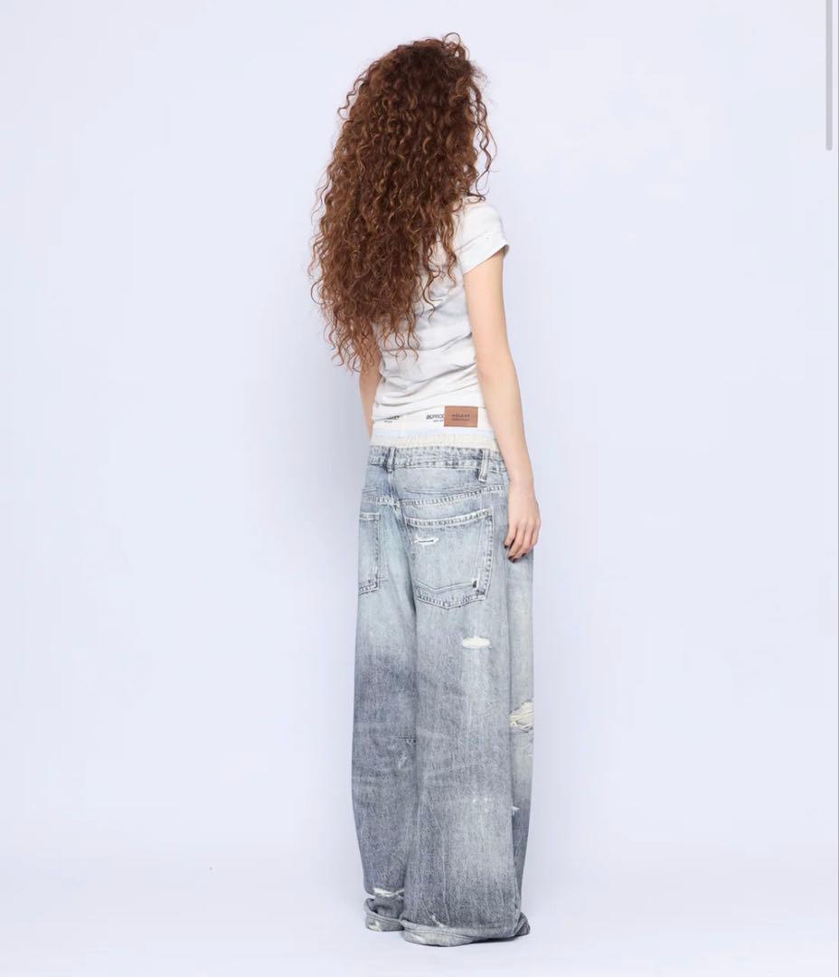 ACLENT Printed Sweatpants グレー